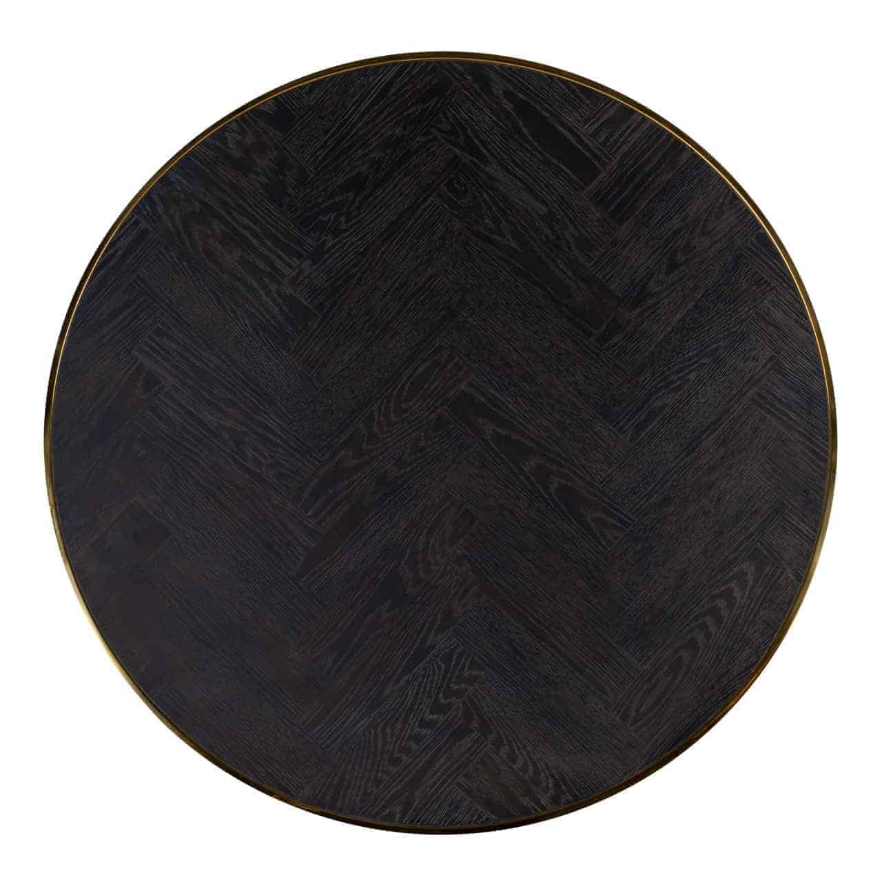 Mesa de centro Blackbone gold juego de 2 (negro rústico)