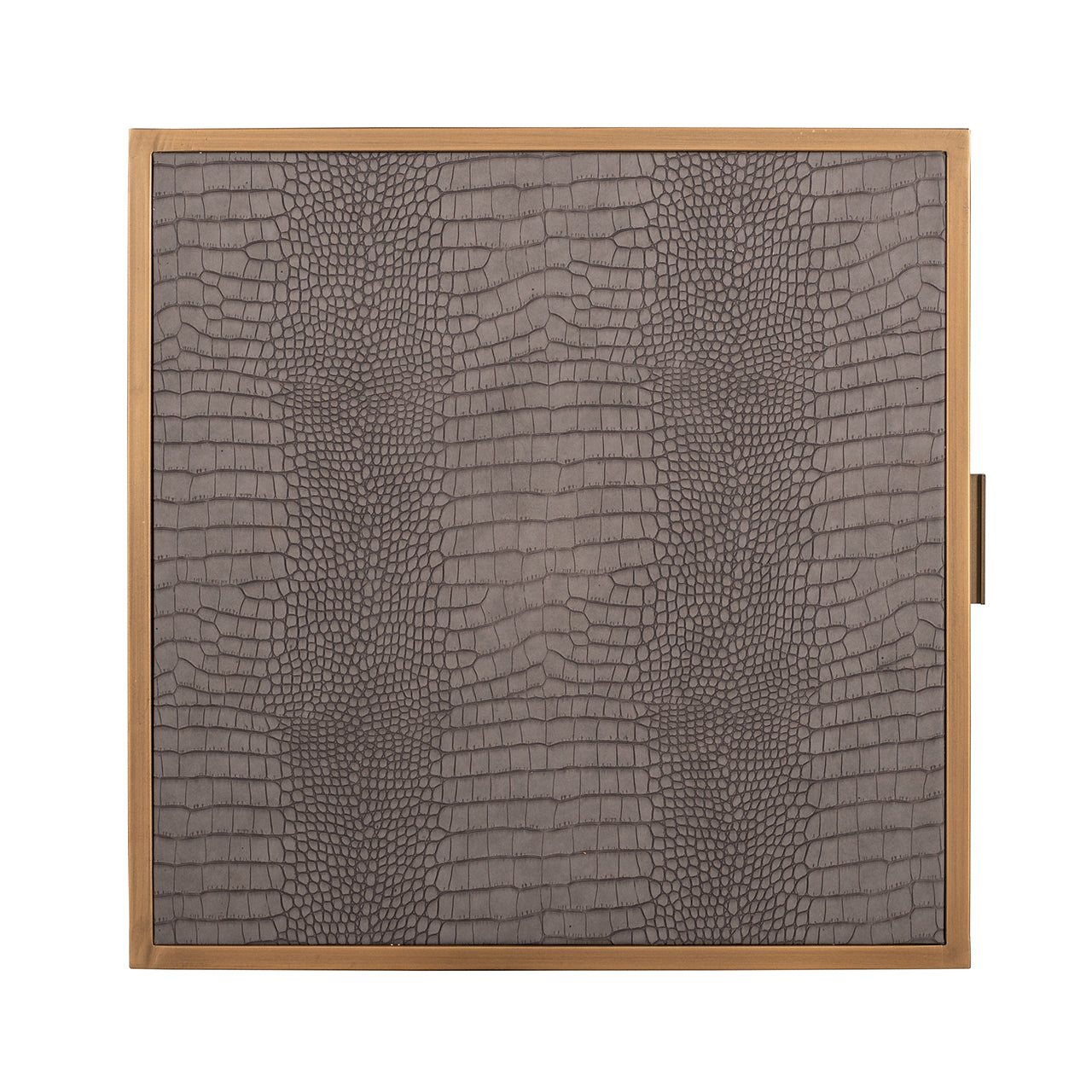 Nightstand Classio 3-drawers (Brushed Gold)