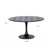 Dining table Blax 140Ø (Black)