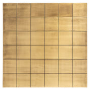 Mesa de centro Collada incl. vidrio (oro cepillado)
