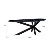 Dining table Trocadero black (Black)
