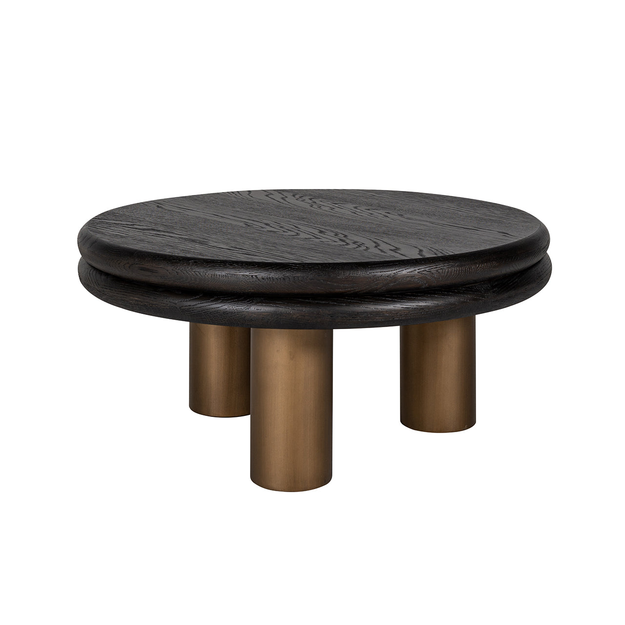 Mesa de centro Macaron (Negro rústico)
