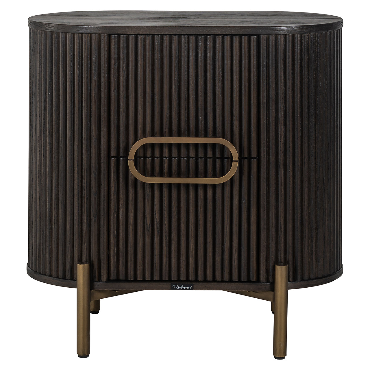 Nightstand Luxor 1-door (Brown)