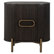 Nightstand Luxor 1-door (Brown)