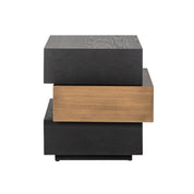 Mesa auxiliar Cambon en capas (Café oscuro)