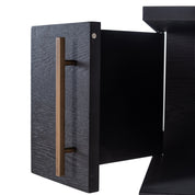 Display cabinet Cambon 4-doors 4-shelves (Dark coffee)