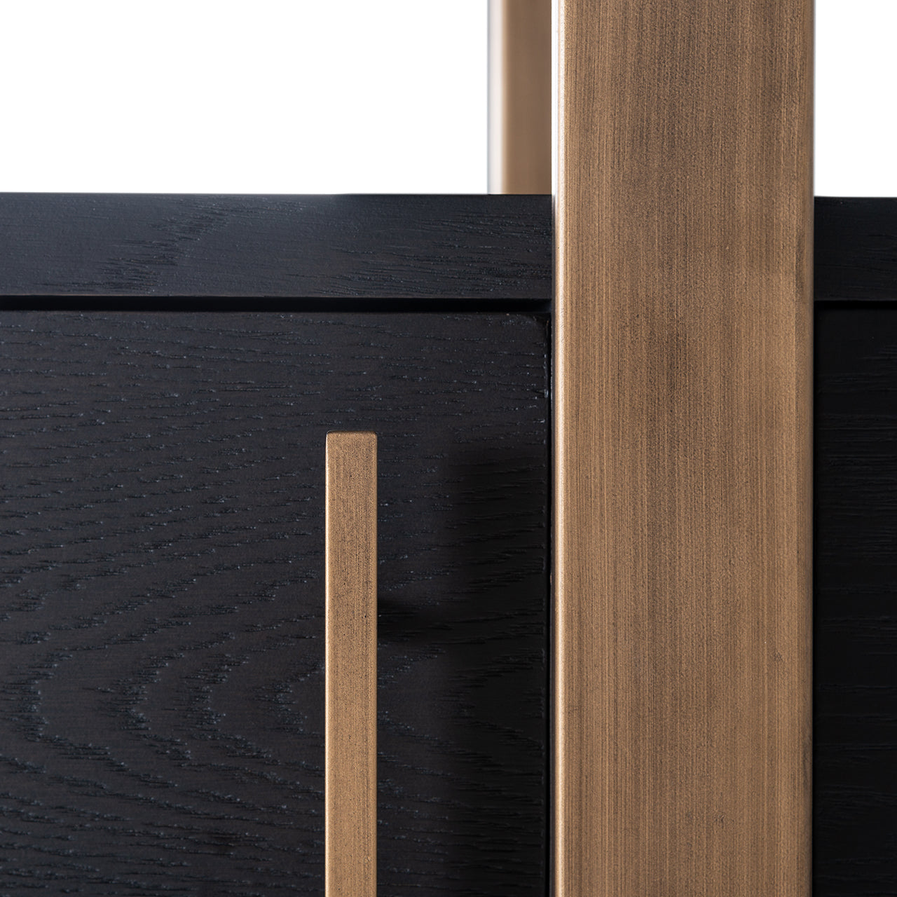 Display cabinet Cambon 4-doors 4-shelves (Dark coffee)
