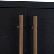 Display cabinet Cambon 4-doors 4-shelves (Dark coffee)