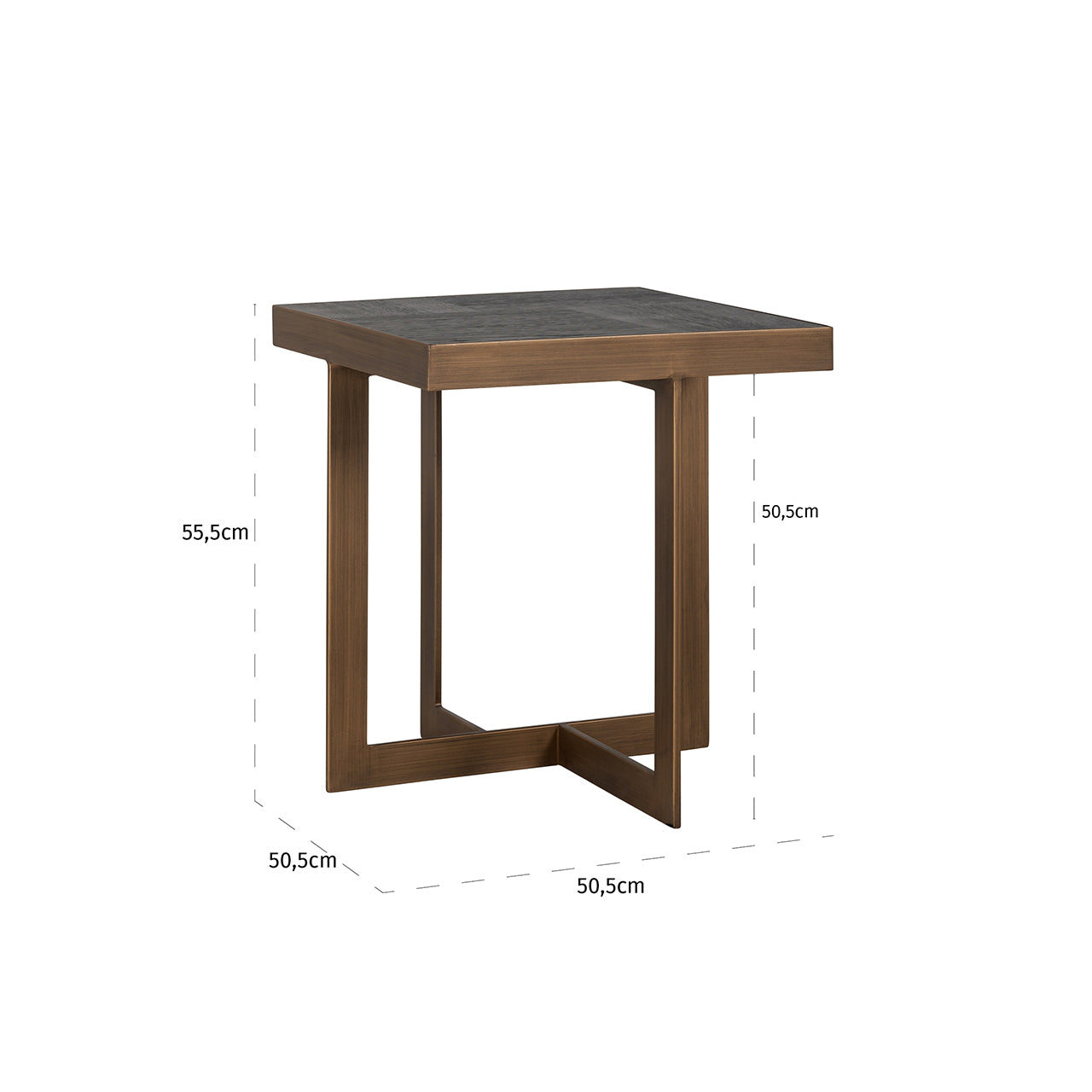 Mesa auxiliar Cambon (Café oscuro)