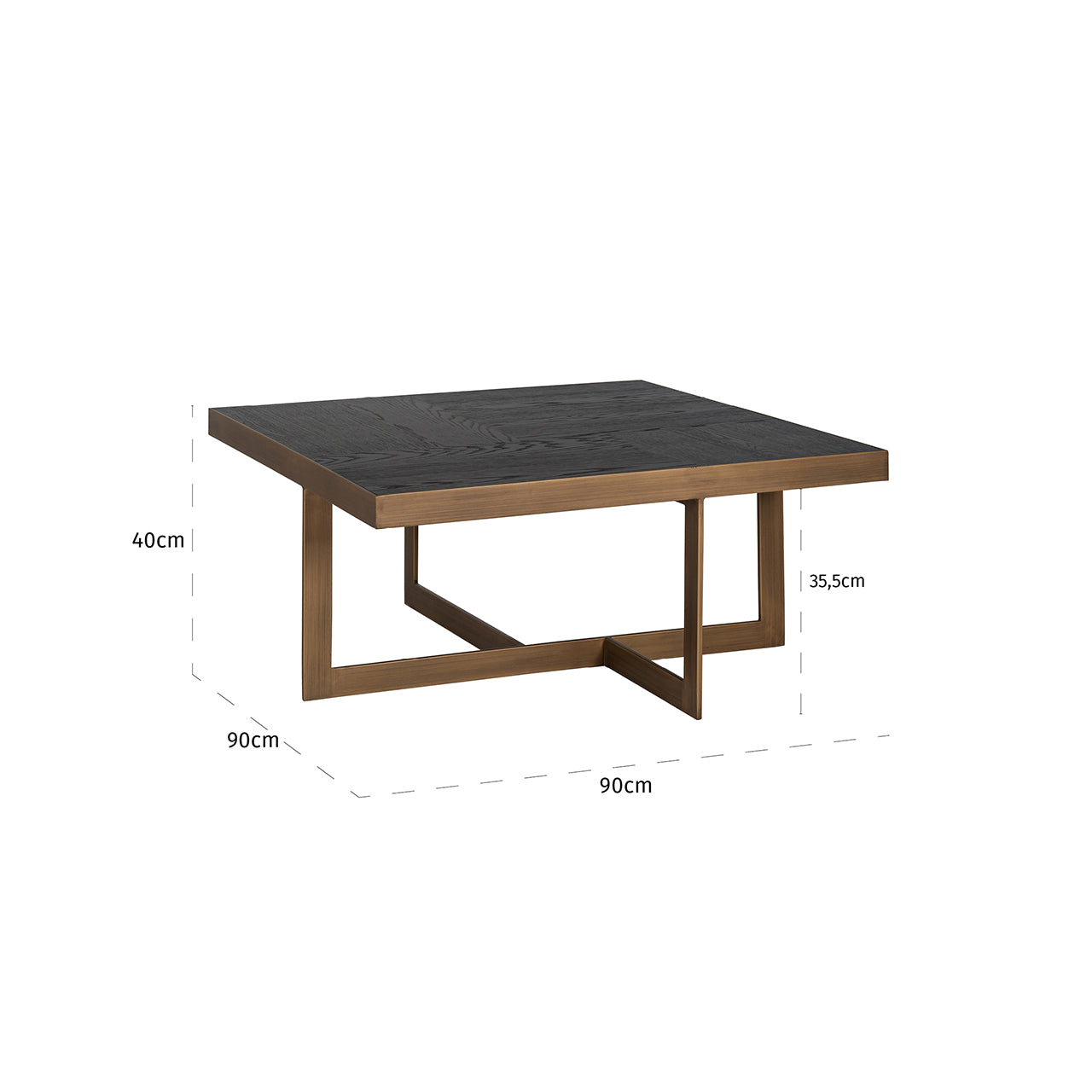 Mesa de centro Cambon (Café oscuro)