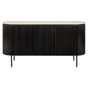 Sideboard Hampton 3-doors (Dark brown)