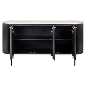 Sideboard Hampton 3-doors (Dark brown)
