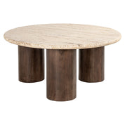 Mesa de centro Douglas 90Ø (Marrón)