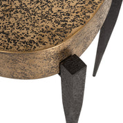 Mesa auxiliar Declan (Negro/dorado)