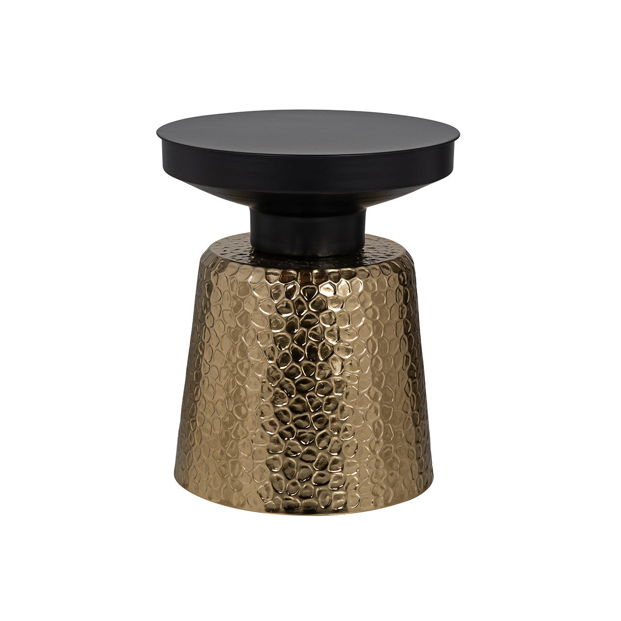 Mesa auxiliar Freddie (negro/dorado)