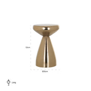 Mesa auxiliar Arlo (oro)