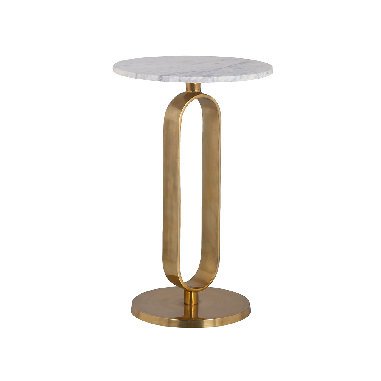 Mesa auxiliar Celine (oro cepillado)
