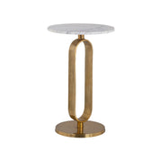 Mesa auxiliar Celine (oro cepillado)