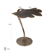 Mesa auxiliar June (oro cepillado)