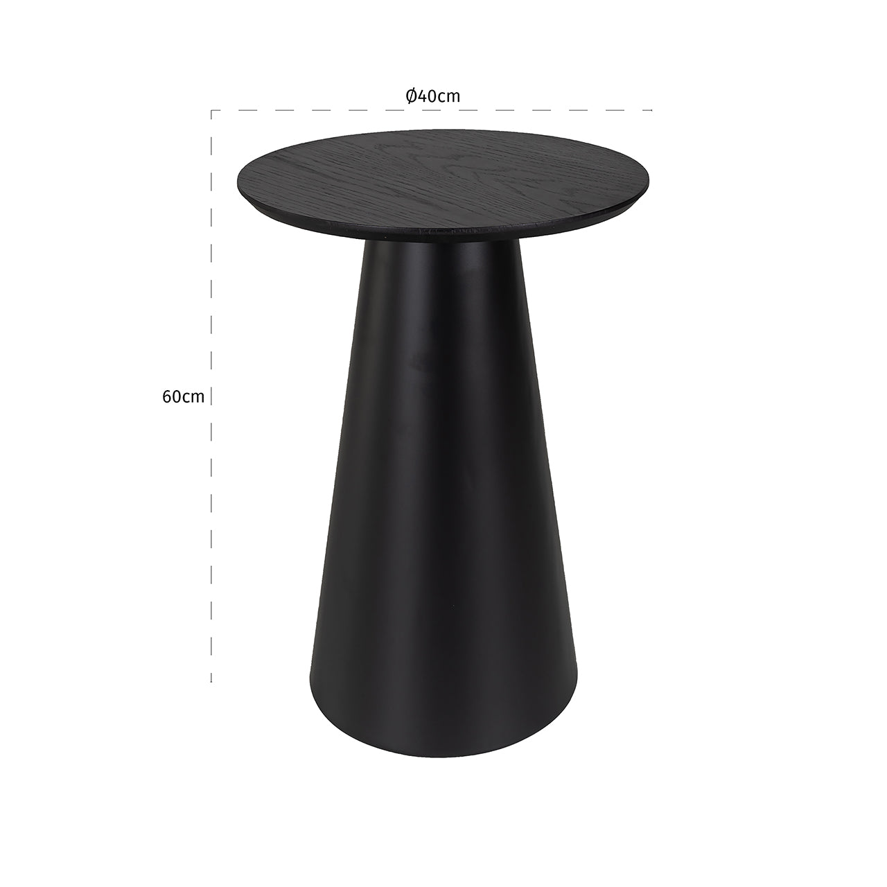 Mesa auxiliar Jazz (negro)