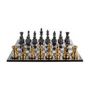Chessboard Saray (Black/gold)