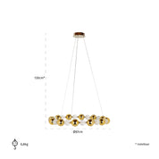Hanglamp Chanda (Gold)