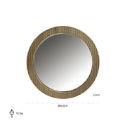 Mirror Ironville 86Ø (Gold)