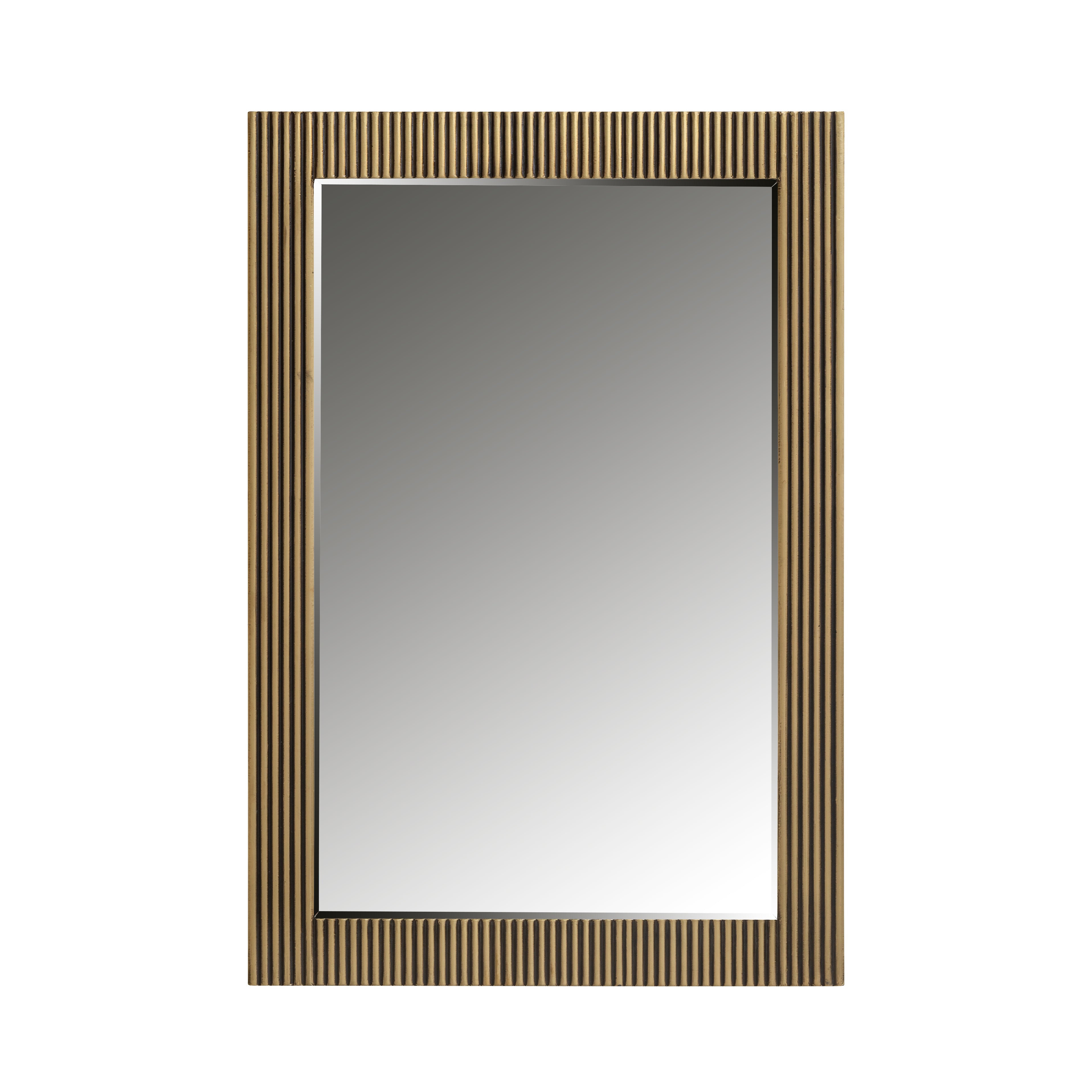 Espejo Ironville rectangular (Oro)