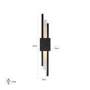 Wall lamp Mylas black (Black)