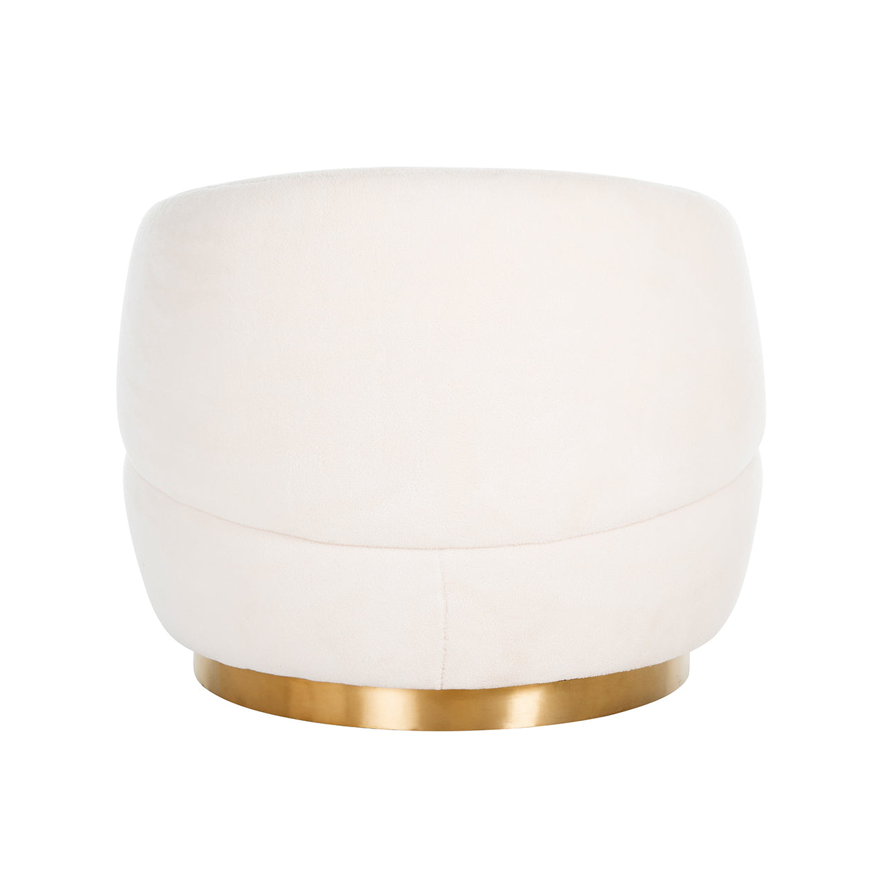 Draaifauteuil Teddy white furry (Himalaya 900 white furry)