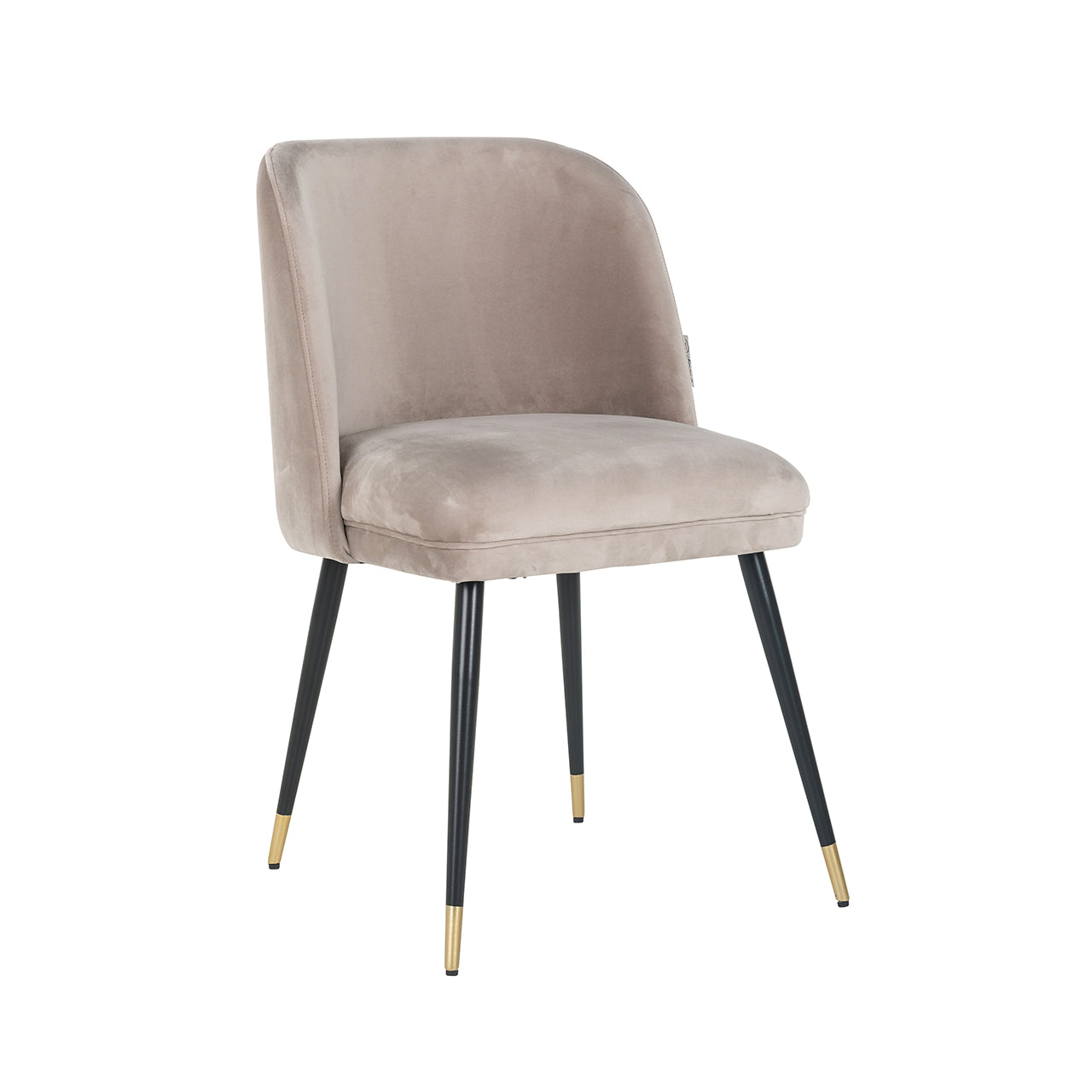 Silla Alicia terciopelo caqui ignífugo (FR-Quartz 903 Khaki)