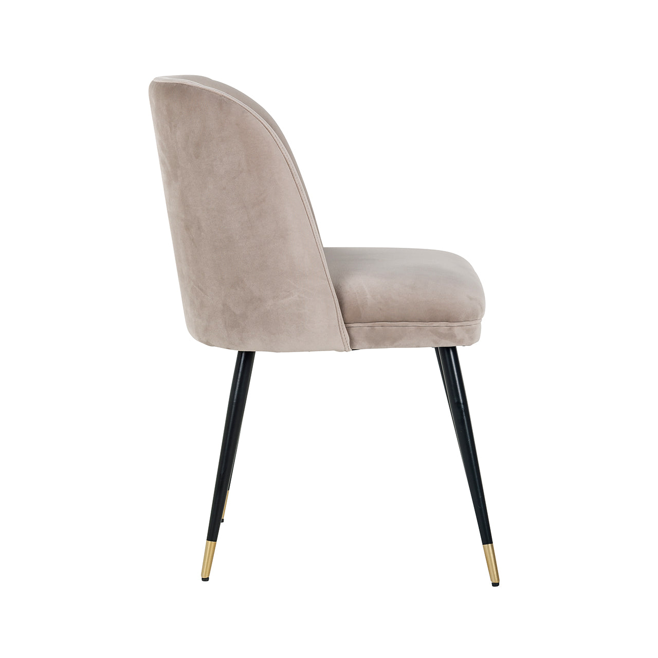 Silla Alicia terciopelo caqui ignífugo (FR-Quartz 903 Khaki)