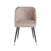 Silla Alicia terciopelo caqui ignífugo (FR-Quartz 903 Khaki)