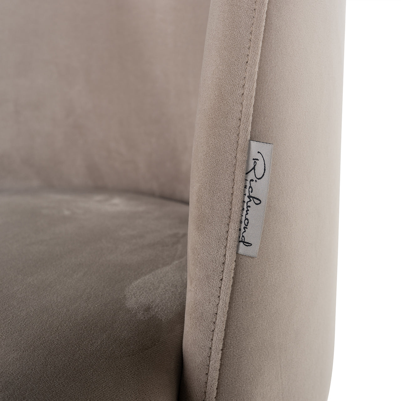 Silla Alicia terciopelo caqui ignífugo (FR-Quartz 903 Khaki)