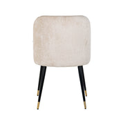 Silla Alicia chenilla blanca ignífuga (FR-Bergen 900 chenilla blanca)