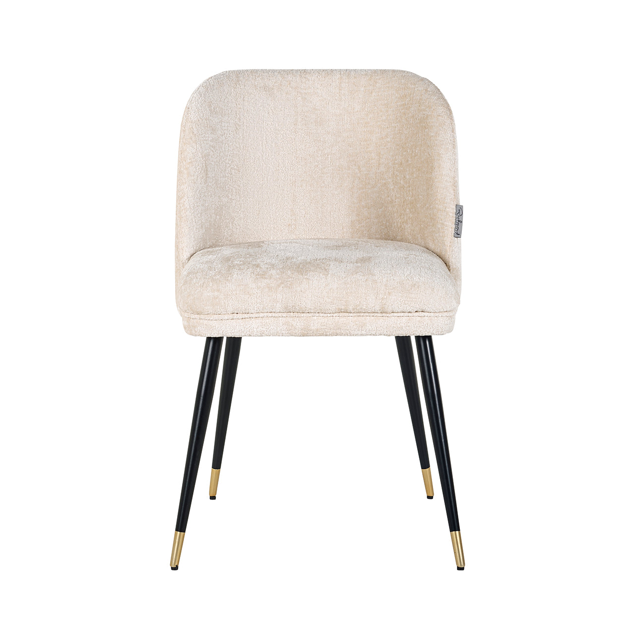 Silla Alicia chenilla blanca ignífuga (FR-Bergen 900 chenilla blanca)