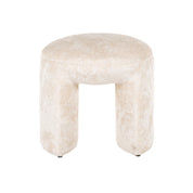 Pouffe Fargo white chenille (Bergen 900 white chenille)