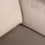 Swivel lounge chair Turner khaki velvet fire retardant (FR-Quartz 903 Khaki)