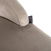 Bar stool Bolton khaki velvet / brushed gold fire retardant (FR-Quartz 903 Khaki)