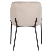 Silla Fay terciopelo caqui ignífugo (FR-Quartz 903 Khaki)