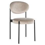 Stoel Kaylee terciopelo caqui (Quartz Khaki 903)