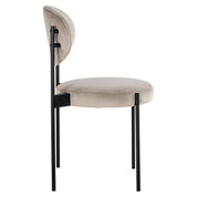 Stoel Kaylee terciopelo caqui (Quartz Khaki 903)