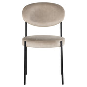 Stoel Kaylee terciopelo caqui (Quartz Khaki 903)