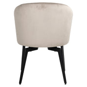 Silla Amphara terciopelo caqui ignífuga (FR-Quartz 903 Caqui)