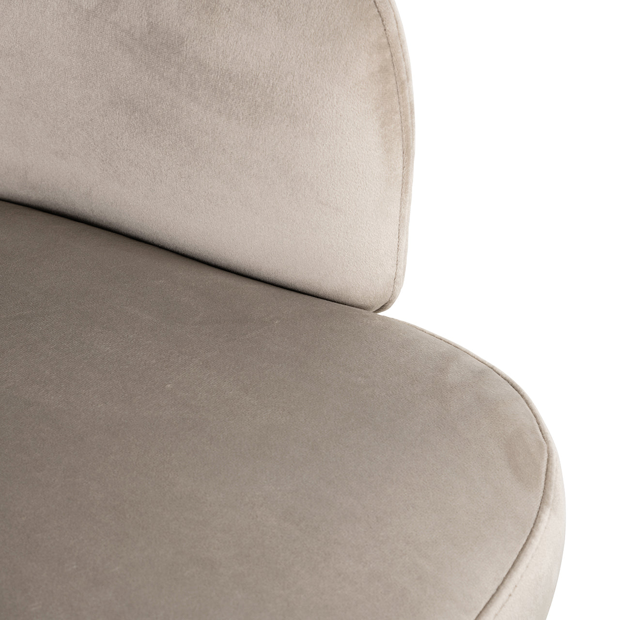 Silla Amphara terciopelo caqui ignífuga (FR-Quartz 903 Caqui)