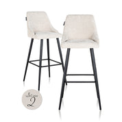 Bar stool Brooke cream unicorn (set of 2) (Unicorn 11 cream)