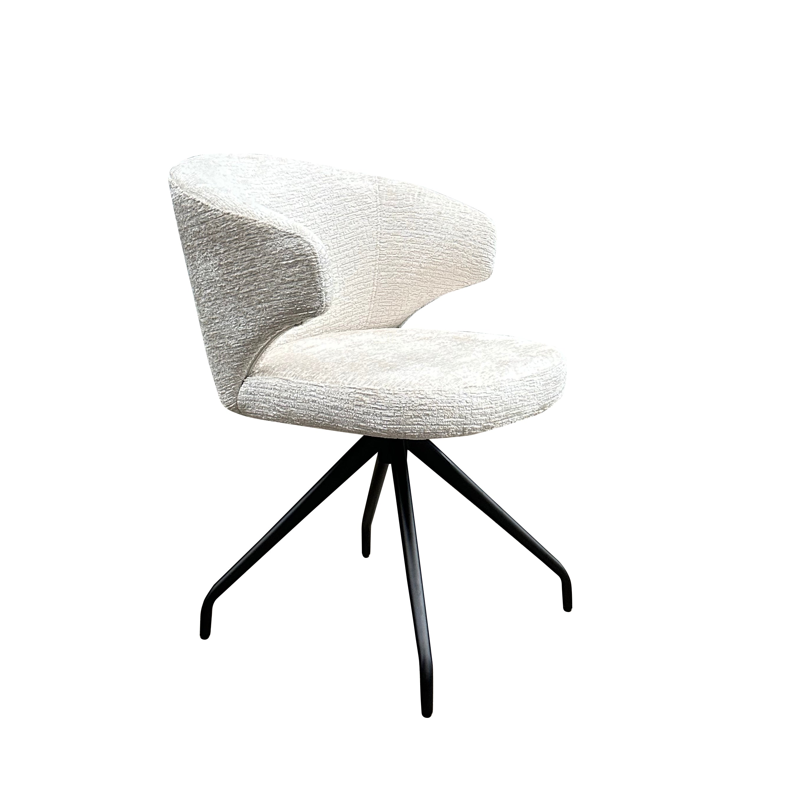 Silla giratoria Milly crema fusión (Fusion crema 02)
