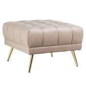 Puf Huxley terciopelo caqui (Quartz Khaki 903)