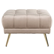 Puf Huxley terciopelo caqui (Quartz Khaki 903)