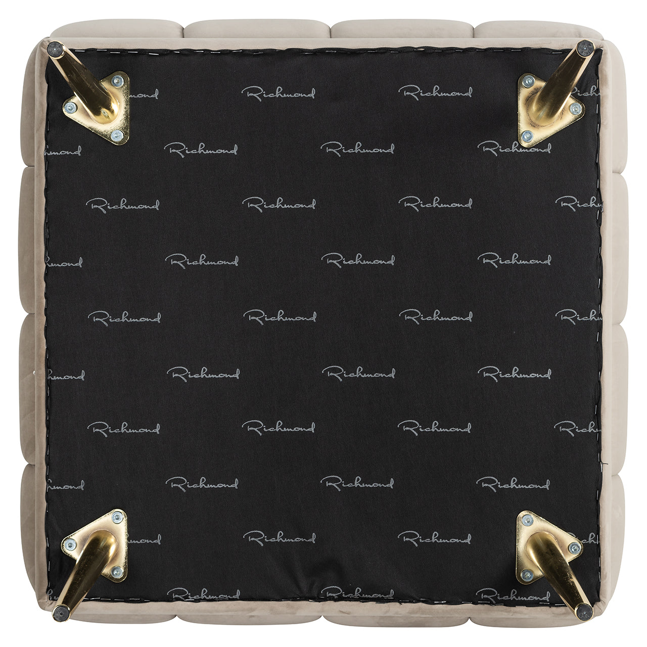 Puf Huxley terciopelo caqui (Quartz Khaki 903)